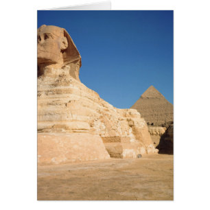 Die Sphinx und die Pyramide von Khafre, Giseh