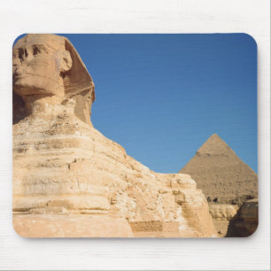 Die Sphinx und die Pyramide von Khafre, Giseh Mousepad