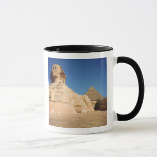 Die Sphinx und die Pyramide von Khafre, Giseh Tasse