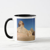 Die Sphinx und die Pyramide von Khafre, Giseh Tasse (Links)