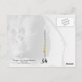 Die Sphinx und die Pyramide von Menkaure, Ägypten Postkarte (Rückseite)