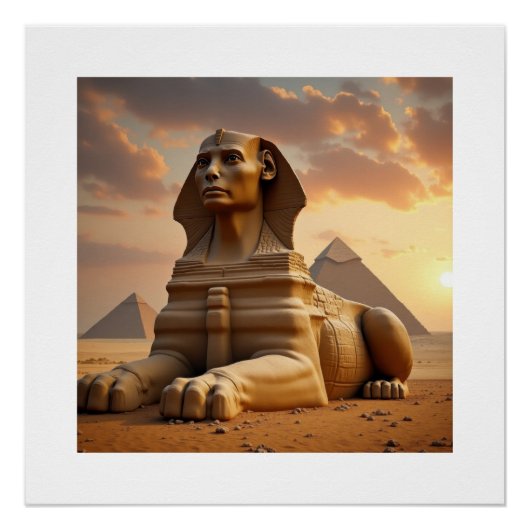 Die Sphinx von Giza – Wächter der Pyramiden Poster (Vorderseite)