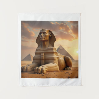 Die Sphinx von Giza – Wächter der Pyramiden Wandteppich