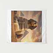 Die Sphinx von Giza – Wächter der Pyramiden Wandteppich (Vorderseite (Horizontal))