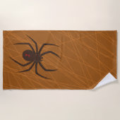 Die Spider's Web Beach Handtuch (Vorderseite)