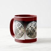 Die Spiegel-Ball-Tasse Tasse (Vorderseite Links)
