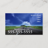 Die Spiegel-Visitenkarte des Nockens Visitenkarte (Rückseite)