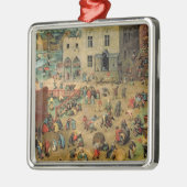 Die Spiele der Kinder, 1560 Silbernes Ornament (Links)