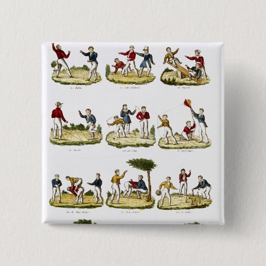 Die Spiele der Kinder, 1810 Button (Vorderseite)