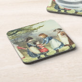 Die Spiele der Kinder, c.1880 (w/c auf Papier) Untersetzer (Linke Seite)