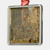 Die Spiele der Kinder: Detail der Spitzenrechter Ornament Aus Metall (Links)