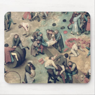 Die Spiele der Kinder: Detail der unteren rechter Mousepad