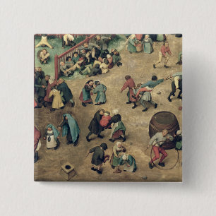 Die Spiele der Kinder: Detail des linken Button