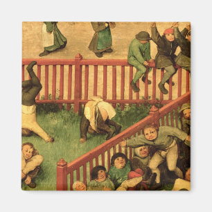 Die Spiele der Kinder: Detail des linken Magnet