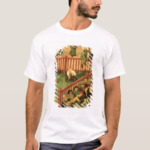 Die Spiele der Kinder: Detail des linken T-Shirt