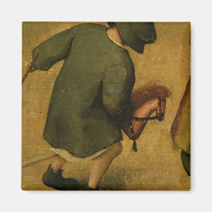 Die Spiele der Kinder, Detail des unteren Magnet