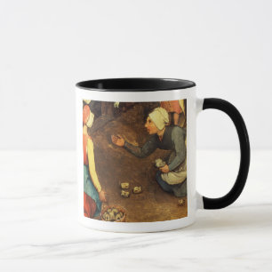 Die Spiele der Kinder: Detail eines Spielwerfens Tasse