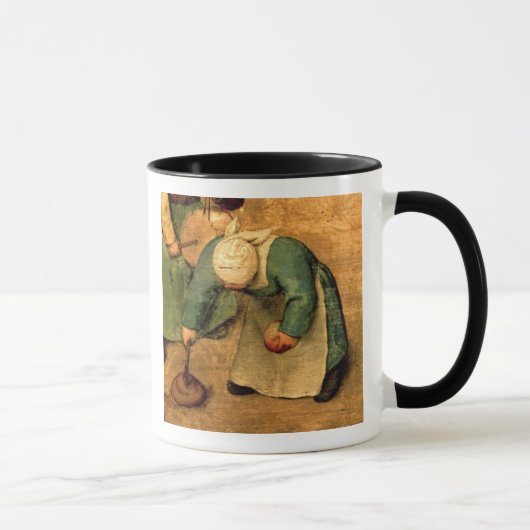 Die Spiele der Kinder: Detail eines Tasse (Rechts)
