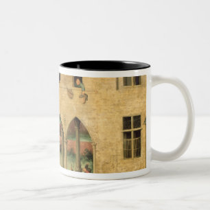 Die Spiele der Kinder: Detail von oberstemlinkem Zweifarbige Tasse