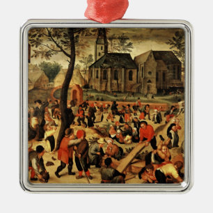 Die Spiele der Kinder Silbernes Ornament
