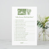 Die Spiele zum grünen Brautparty des Marktes (Stehend Vorderseite)