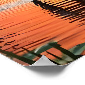 Die spielerische Elefantenherde von Riverbank Post Poster (Ecke)