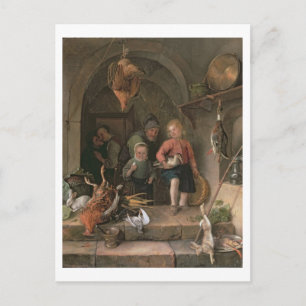 Die Spielgröße (Panel) Postkarte