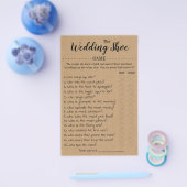 Die Spielkarte für die Hochzeitsschuhe Flyer (Einzeln)