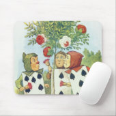 Die Spielkarten, welche die Rose Bush malen Mousepad (Mit Mouse)