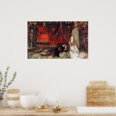 Die Spielszene in "Hamlet" Poster (Küche)