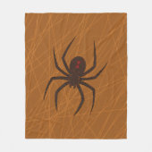Die Spinnenseide Fleecedecke (Vorderseite)