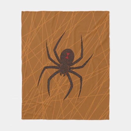 Die Spinnenseide Fleecedecke (Vorderseite)
