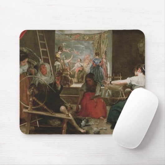 Die Spinner oder die Fabel von Arachne, 1657 Mousepad (Mit Mouse)