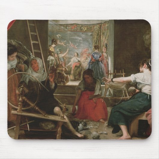 Die Spinner oder die Fabel von Arachne, 1657 Mousepad (Vorne)