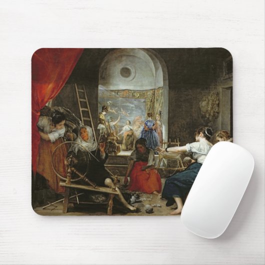 Die Spinner oder die Fabel von Arachne, 1657 Mousepad (Mit Mouse)
