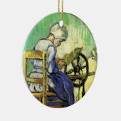 Die Spinner von Vincent van Gogh Keramik Ornament (Rechts)