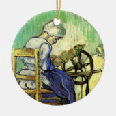 Die Spinner von Vincent van Gogh Keramik Ornament (Vorne)