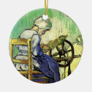 Die Spinner von Vincent van Gogh Keramik Ornament