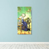 Die Spinner von Vincent van Gogh Leinwanddruck (Insitu (Holzboden))