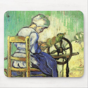 Die Spinner von Vincent van Gogh Mousepad