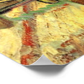 Die Spinner von Vincent van Gogh Poster (Ecke)