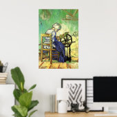 Die Spinner von Vincent van Gogh Poster (Heimbüro)