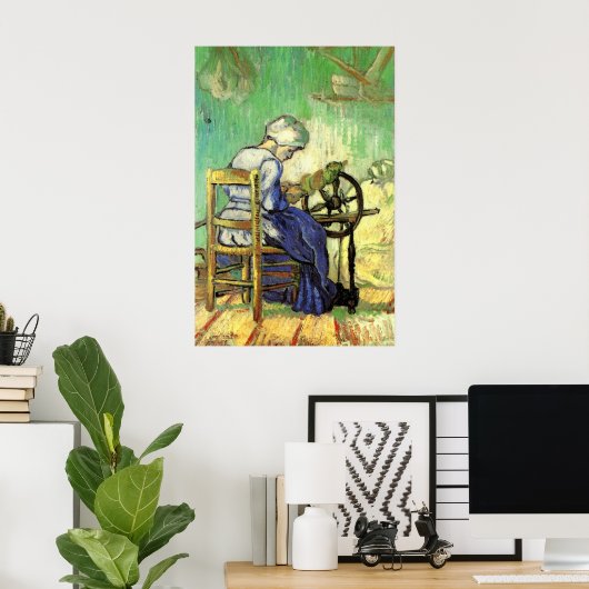 Die Spinner von Vincent van Gogh Poster (Heimbüro)