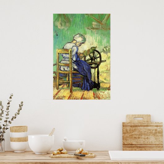 Die Spinner von Vincent van Gogh Poster (Küche)