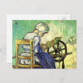Die Spinner von Vincent van Gogh Postkarte (Vorne/Hinten)