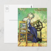 Die Spinner von Vincent van Gogh Postkarte (Vorne/Hinten)