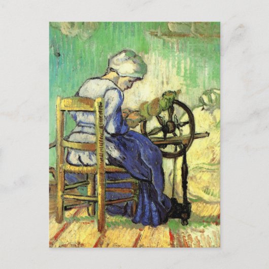 Die Spinner von Vincent van Gogh Postkarte (Vorderseite)