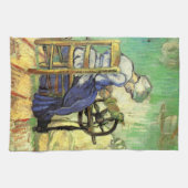 Die Spinnerin von Vincent van Gogh Geschirrtuch (Horizontal)