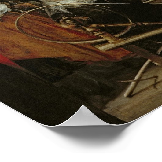 Die Spinners, oder Die Fabel von Arachne, 1657 Poster (Ecke)