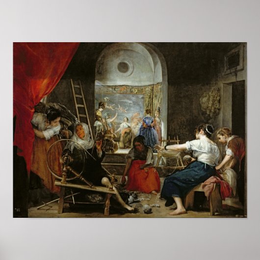 Die Spinners, oder Die Fabel von Arachne, 1657 Poster (Vorne)